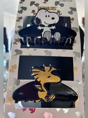 PEANUTS Snoopy & Woodstock Claw Clips